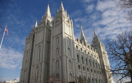 Temple des mormons à Salt Lake City / ©Scott Catron from Sandy, Utah, USA, CC BY-SA 2.0 Wikimedia Commons